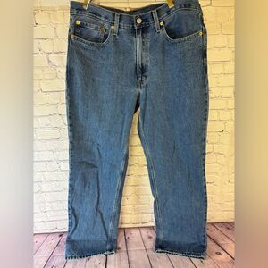 Levis 550 Jeans Retro Tapered Leg Classic Relaxed Fit Blue Denim Size 38
